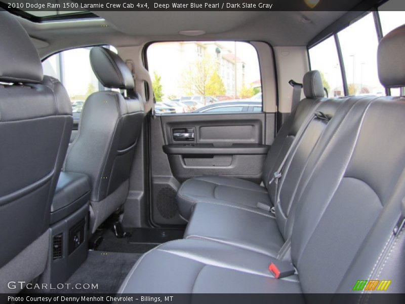 Deep Water Blue Pearl / Dark Slate Gray 2010 Dodge Ram 1500 Laramie Crew Cab 4x4