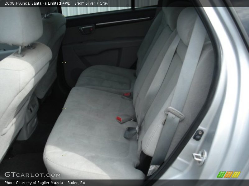 Bright Silver / Gray 2008 Hyundai Santa Fe Limited 4WD