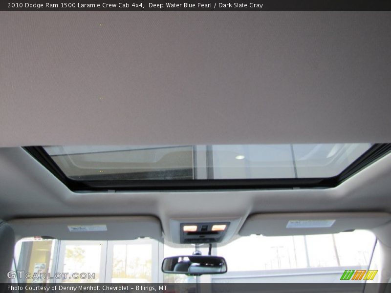 Deep Water Blue Pearl / Dark Slate Gray 2010 Dodge Ram 1500 Laramie Crew Cab 4x4
