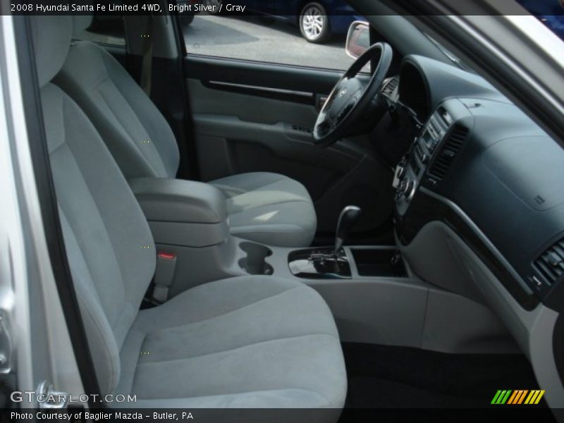 Bright Silver / Gray 2008 Hyundai Santa Fe Limited 4WD
