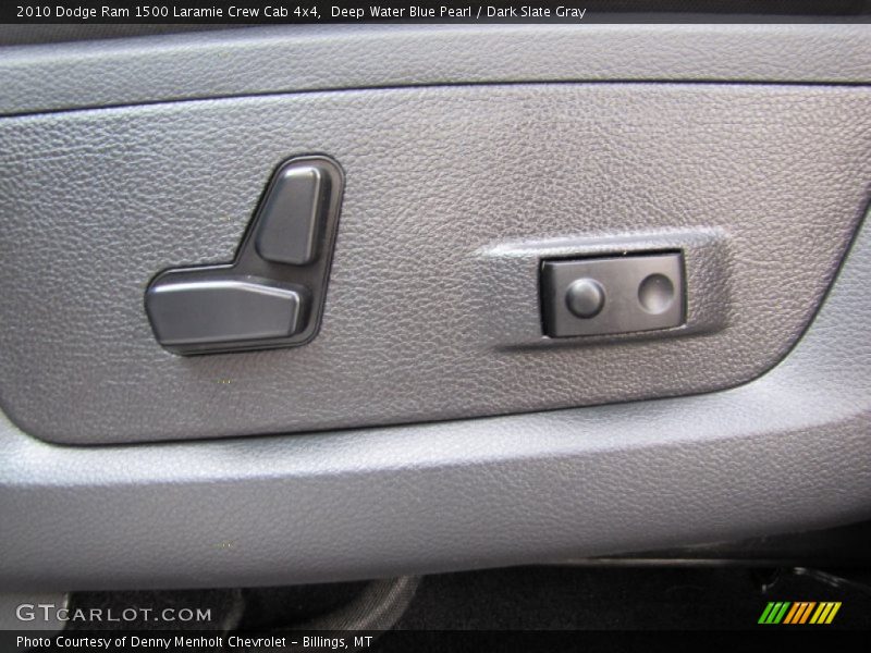 Deep Water Blue Pearl / Dark Slate Gray 2010 Dodge Ram 1500 Laramie Crew Cab 4x4