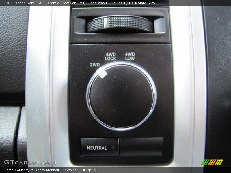 Deep Water Blue Pearl / Dark Slate Gray 2010 Dodge Ram 1500 Laramie Crew Cab 4x4