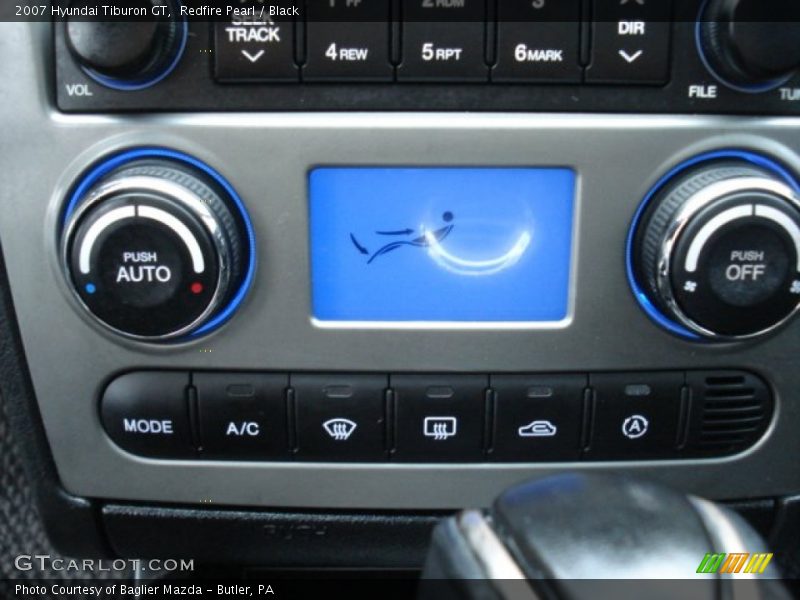 Controls of 2007 Tiburon GT