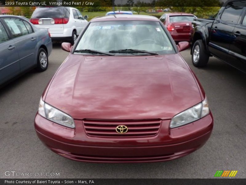 Vintage Red Pearl / Gray 1999 Toyota Camry LE