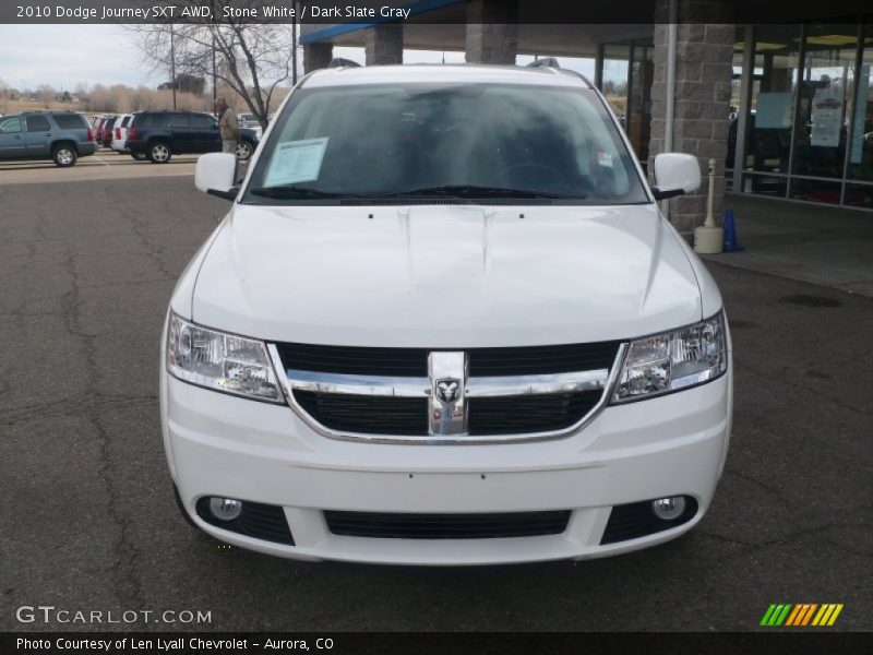 Stone White / Dark Slate Gray 2010 Dodge Journey SXT AWD