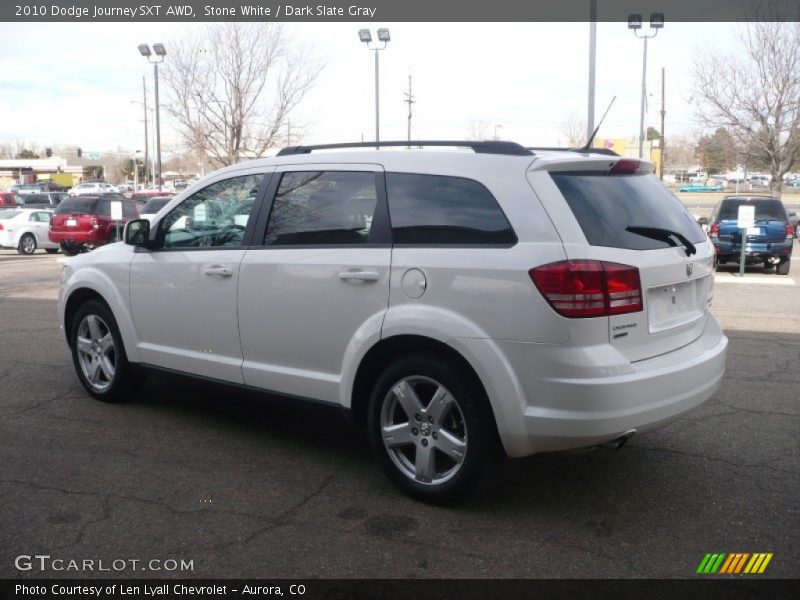 Stone White / Dark Slate Gray 2010 Dodge Journey SXT AWD
