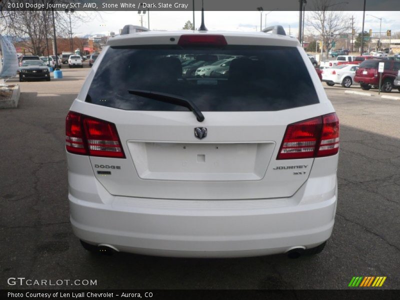 Stone White / Dark Slate Gray 2010 Dodge Journey SXT AWD
