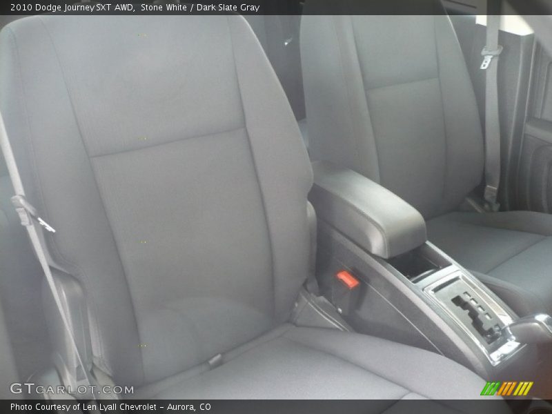 Stone White / Dark Slate Gray 2010 Dodge Journey SXT AWD