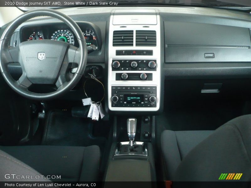 Stone White / Dark Slate Gray 2010 Dodge Journey SXT AWD