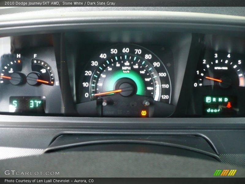 Stone White / Dark Slate Gray 2010 Dodge Journey SXT AWD