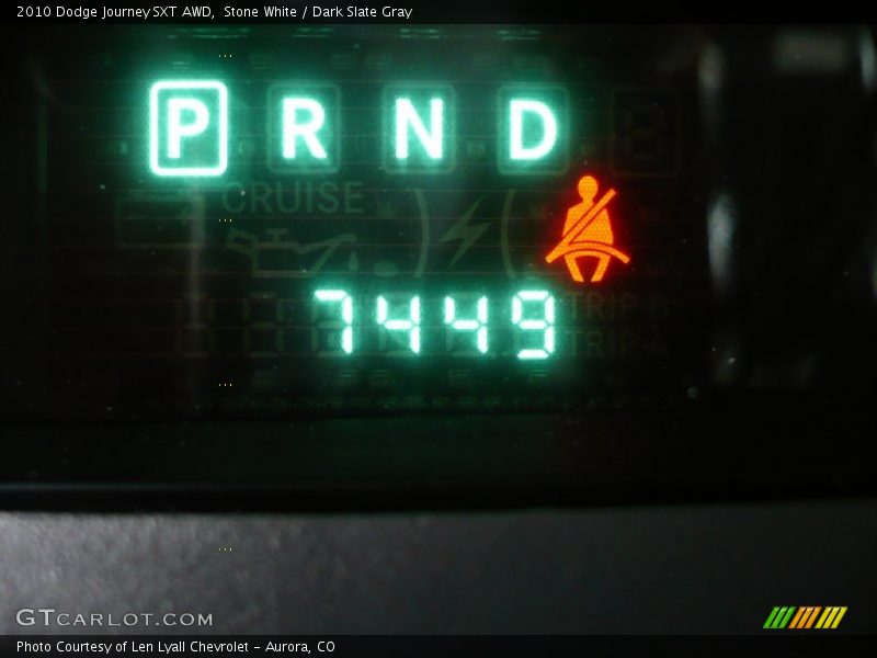 Stone White / Dark Slate Gray 2010 Dodge Journey SXT AWD