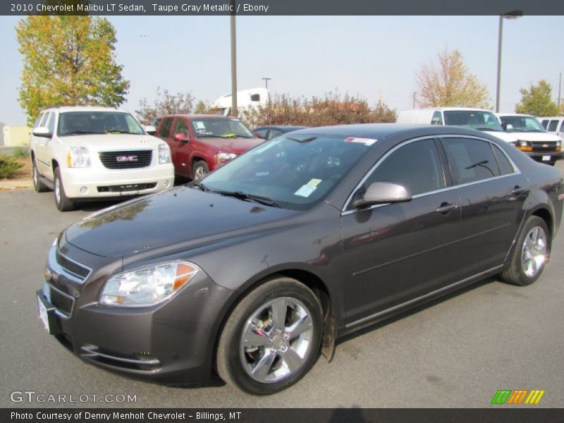 Taupe Gray Metallic / Ebony 2010 Chevrolet Malibu LT Sedan