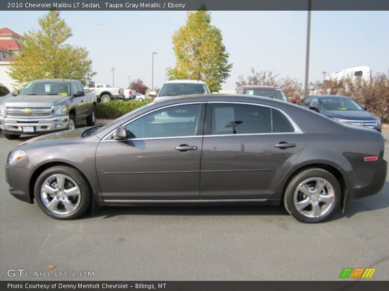 Taupe Gray Metallic / Ebony 2010 Chevrolet Malibu LT Sedan