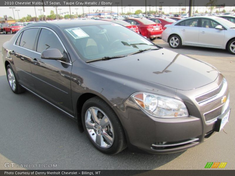 Taupe Gray Metallic / Ebony 2010 Chevrolet Malibu LT Sedan