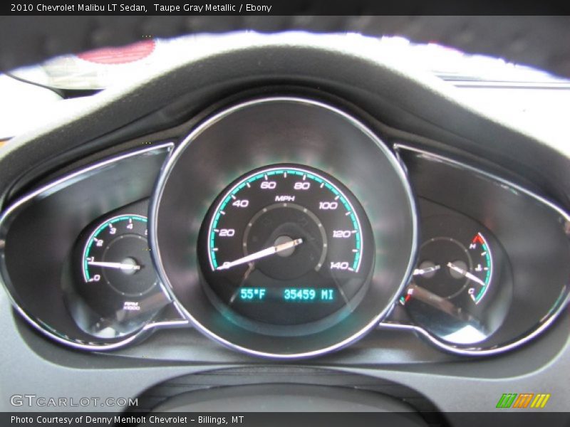 Taupe Gray Metallic / Ebony 2010 Chevrolet Malibu LT Sedan