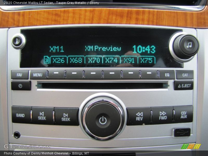 Taupe Gray Metallic / Ebony 2010 Chevrolet Malibu LT Sedan
