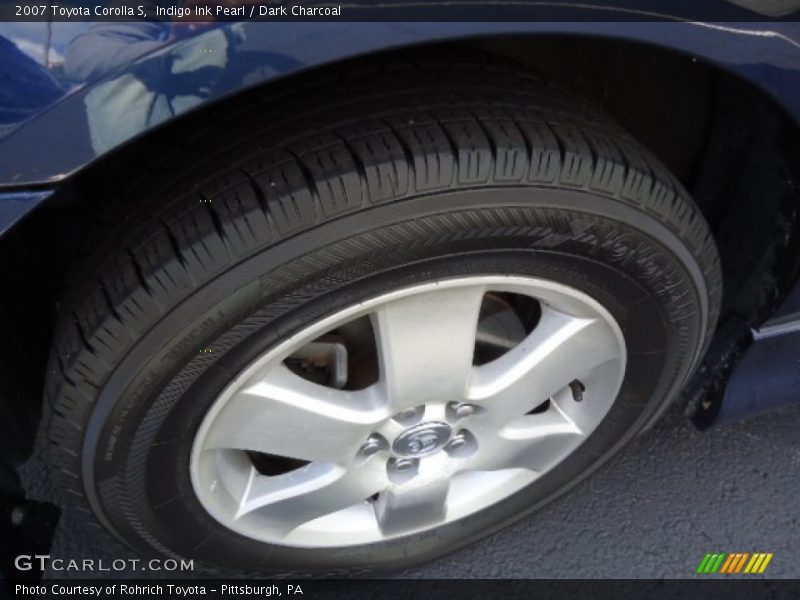 Indigo Ink Pearl / Dark Charcoal 2007 Toyota Corolla S