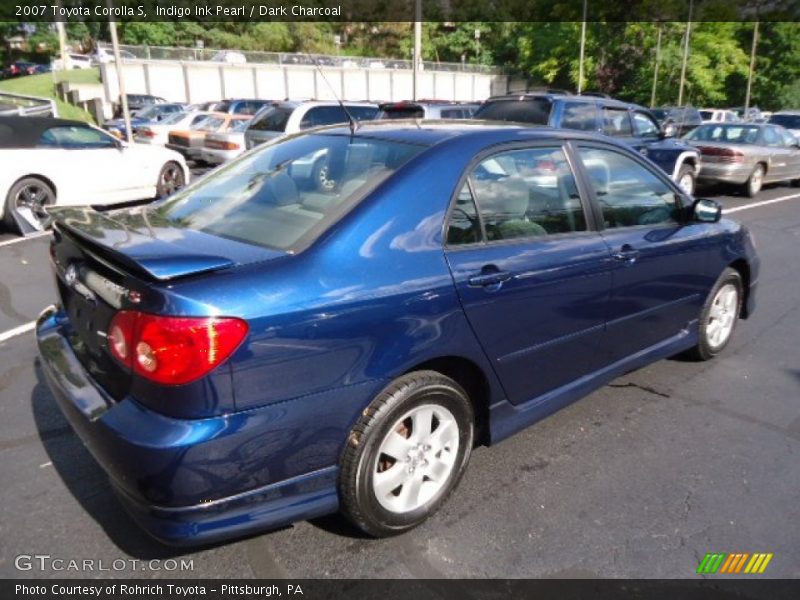 Indigo Ink Pearl / Dark Charcoal 2007 Toyota Corolla S