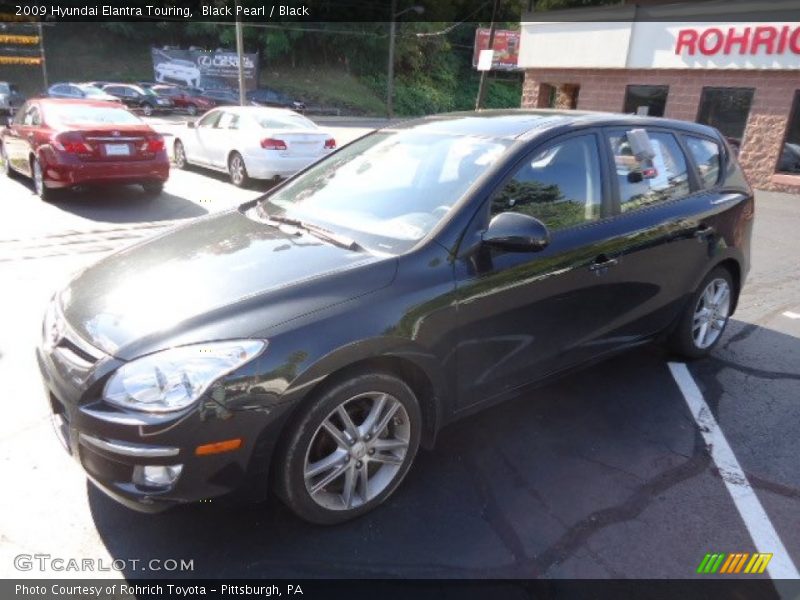 Black Pearl / Black 2009 Hyundai Elantra Touring
