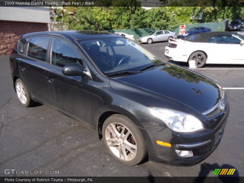 Black Pearl / Black 2009 Hyundai Elantra Touring