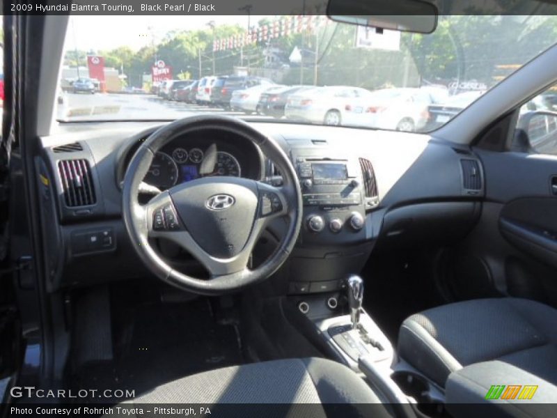 Black Pearl / Black 2009 Hyundai Elantra Touring