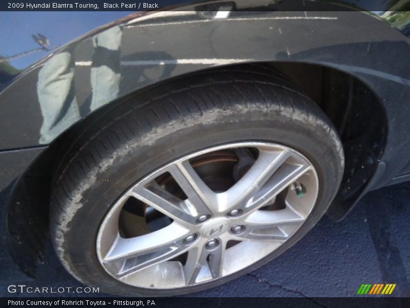 Black Pearl / Black 2009 Hyundai Elantra Touring