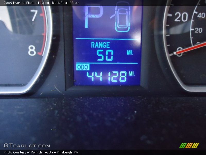 Black Pearl / Black 2009 Hyundai Elantra Touring