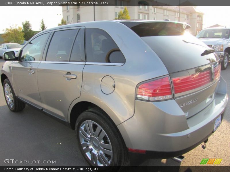 Vapor Silver Metallic / Charcoal Black 2008 Lincoln MKX AWD