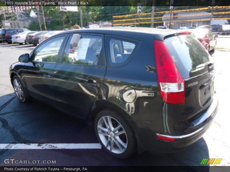 Black Pearl / Black 2009 Hyundai Elantra Touring