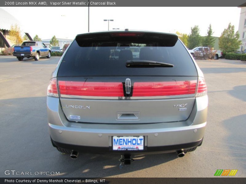 Vapor Silver Metallic / Charcoal Black 2008 Lincoln MKX AWD