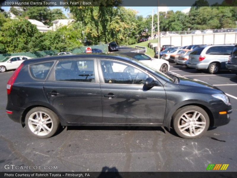 Black Pearl / Black 2009 Hyundai Elantra Touring