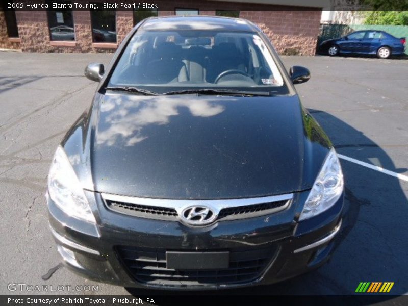 Black Pearl / Black 2009 Hyundai Elantra Touring