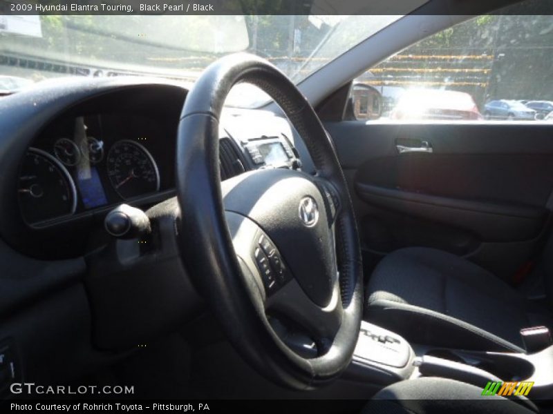 Black Pearl / Black 2009 Hyundai Elantra Touring