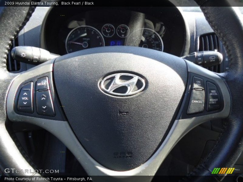 Black Pearl / Black 2009 Hyundai Elantra Touring