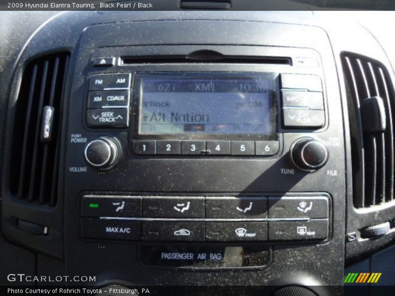 Black Pearl / Black 2009 Hyundai Elantra Touring