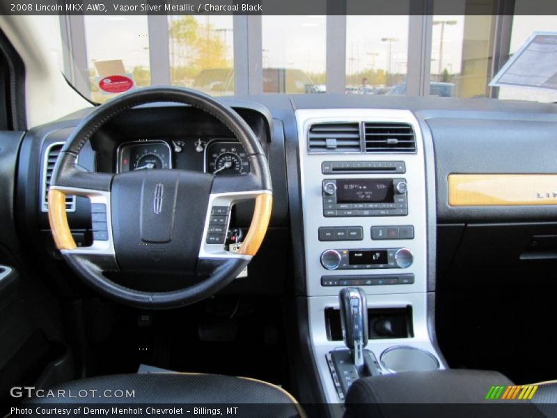 Vapor Silver Metallic / Charcoal Black 2008 Lincoln MKX AWD
