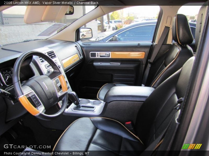 Vapor Silver Metallic / Charcoal Black 2008 Lincoln MKX AWD