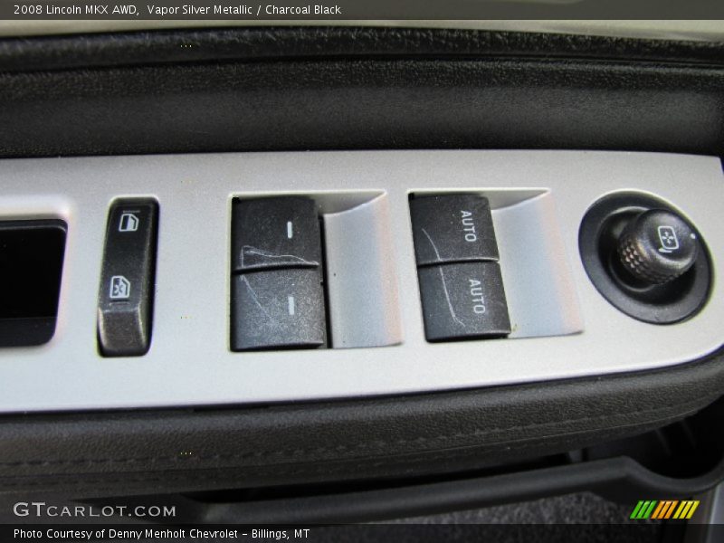 Vapor Silver Metallic / Charcoal Black 2008 Lincoln MKX AWD