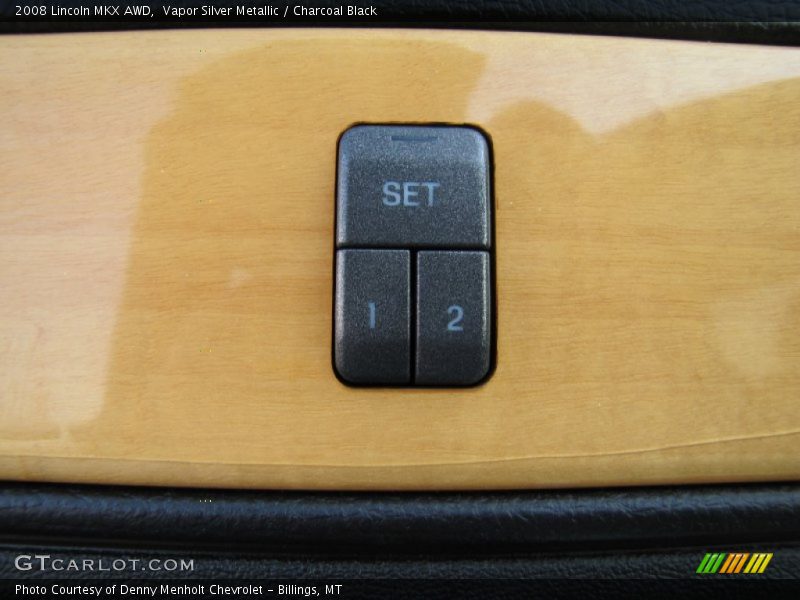 Vapor Silver Metallic / Charcoal Black 2008 Lincoln MKX AWD