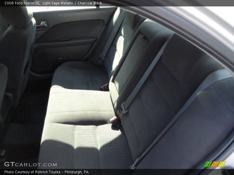 Light Sage Metallic / Charcoal Black 2008 Ford Fusion SE