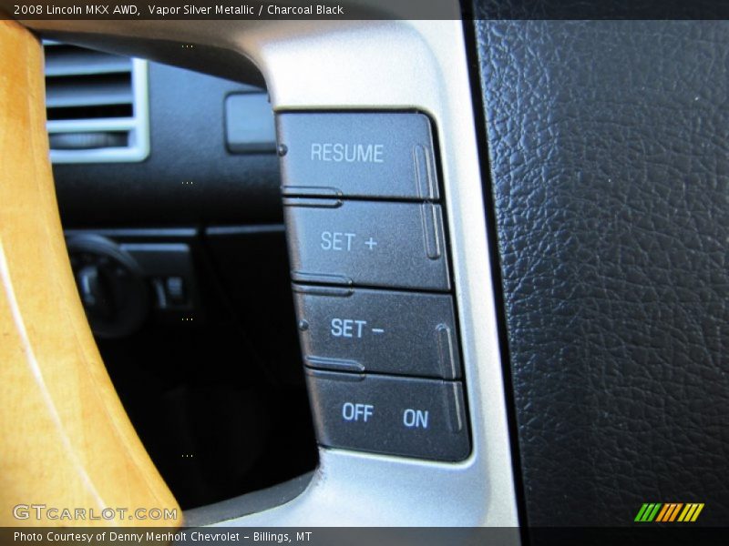 Vapor Silver Metallic / Charcoal Black 2008 Lincoln MKX AWD