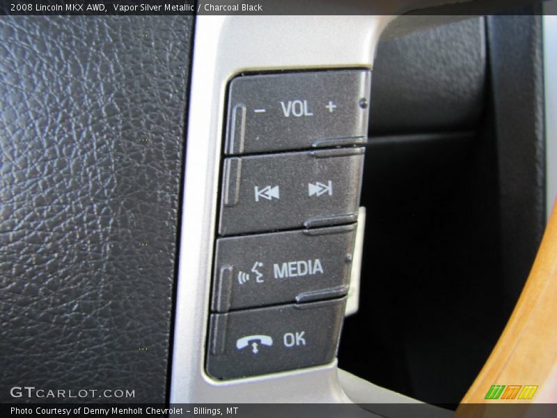 Vapor Silver Metallic / Charcoal Black 2008 Lincoln MKX AWD