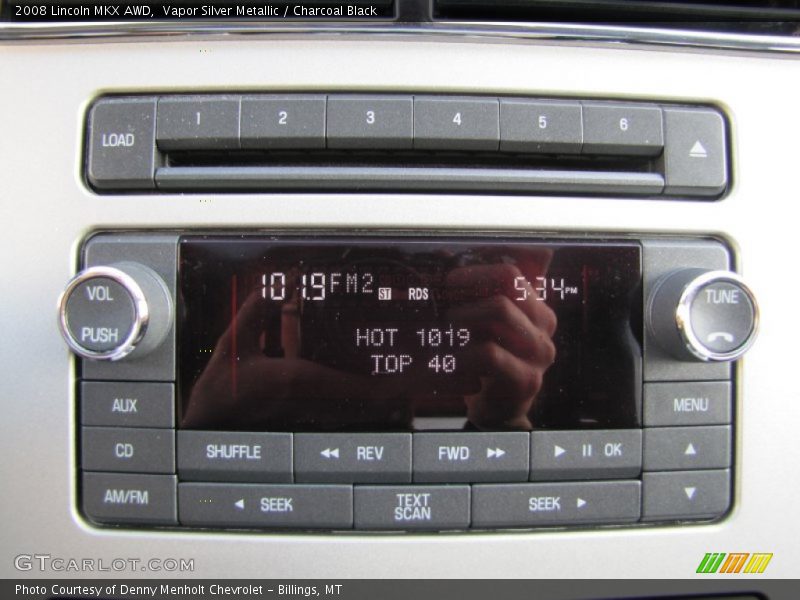 Vapor Silver Metallic / Charcoal Black 2008 Lincoln MKX AWD