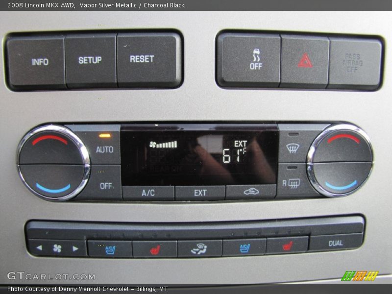 Vapor Silver Metallic / Charcoal Black 2008 Lincoln MKX AWD