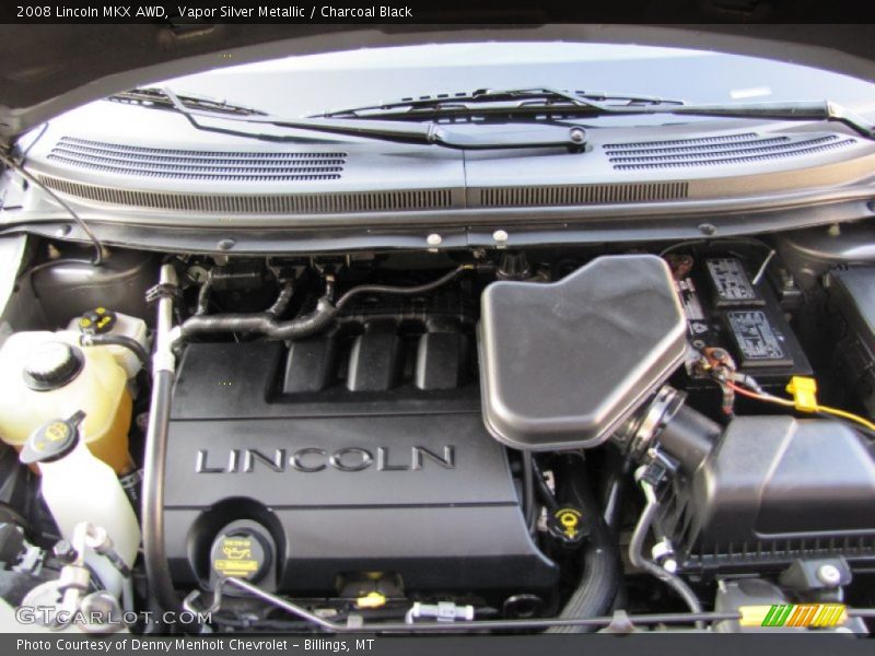 Vapor Silver Metallic / Charcoal Black 2008 Lincoln MKX AWD