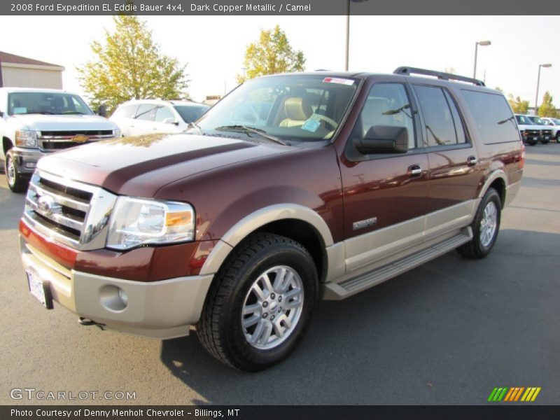Dark Copper Metallic / Camel 2008 Ford Expedition EL Eddie Bauer 4x4