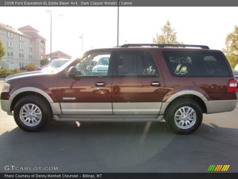 Dark Copper Metallic / Camel 2008 Ford Expedition EL Eddie Bauer 4x4