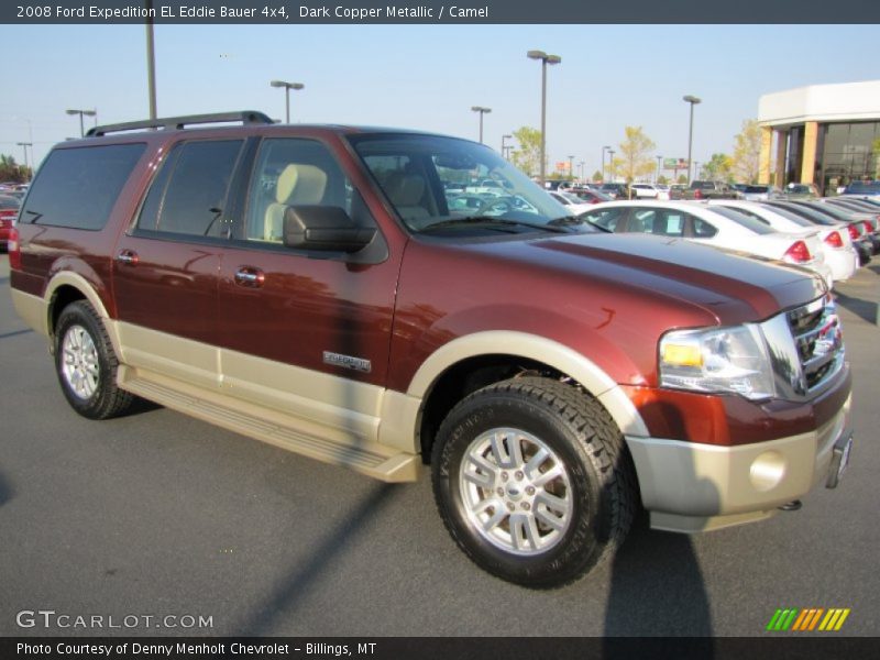 Dark Copper Metallic / Camel 2008 Ford Expedition EL Eddie Bauer 4x4
