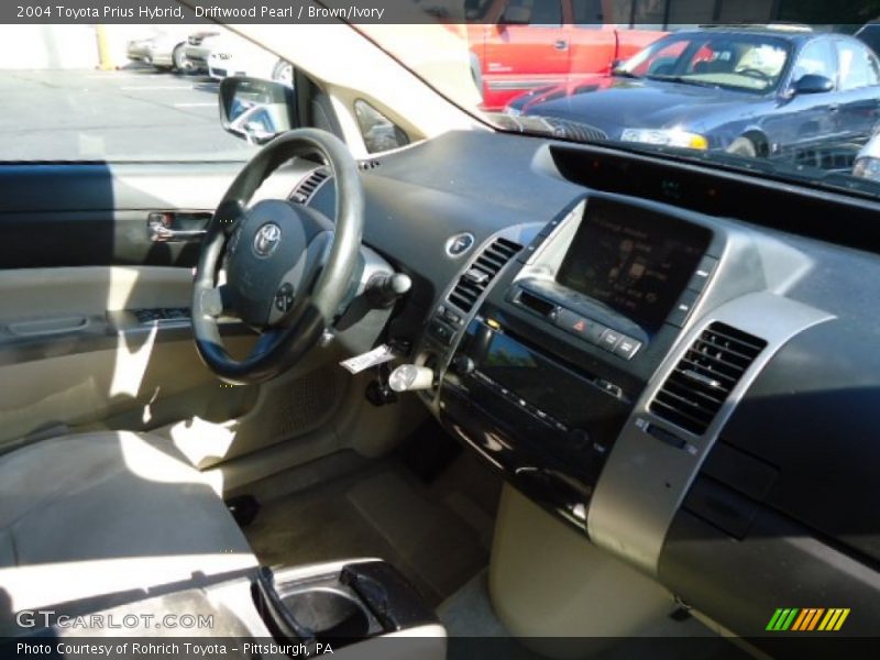 Driftwood Pearl / Brown/Ivory 2004 Toyota Prius Hybrid