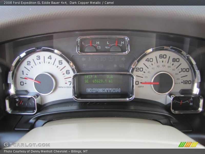 Dark Copper Metallic / Camel 2008 Ford Expedition EL Eddie Bauer 4x4